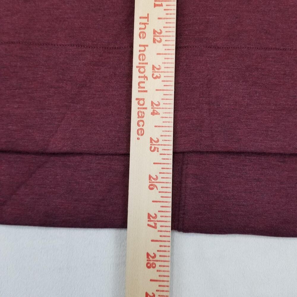 SPANX AirEssentials Pullover Womens Medium Burgundy Brushed Half Zip Tunic NWT - Picture 13 of 14